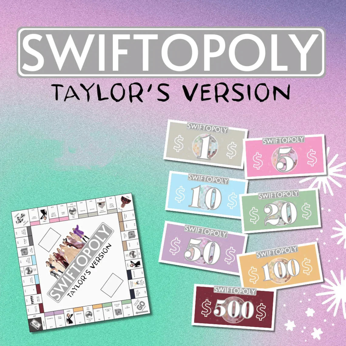 SWIFTOPOLY - Taylor Swift Monopoly voor Swifties