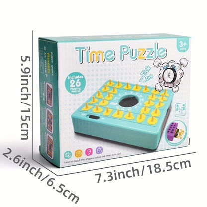 Timing -Puzzle - Bildungsspiel für Kinder mit Formen und Konzentration