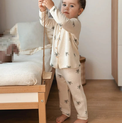 Mini Fashion™ - Luftige Baumwolle - Kinderpyjamas