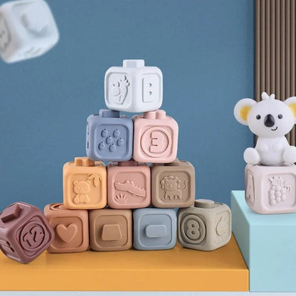 CuddleCubes™ - Bijtring Speelgoed voor Baby's