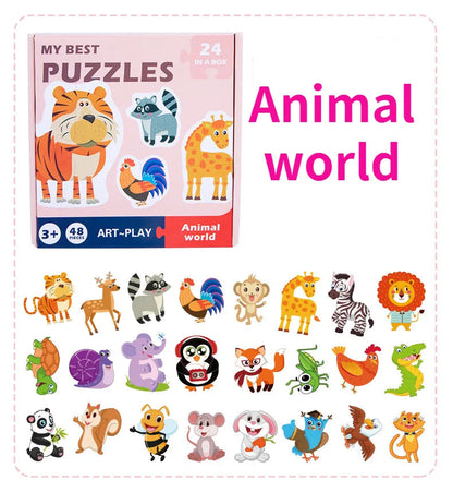 Learning Cards ™ - Jigsaw Puzzle Fun for Children