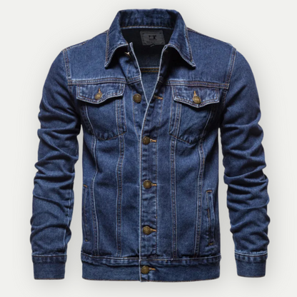 Valdemar™ - Klassisk Denim Truckerjakke til Mænd