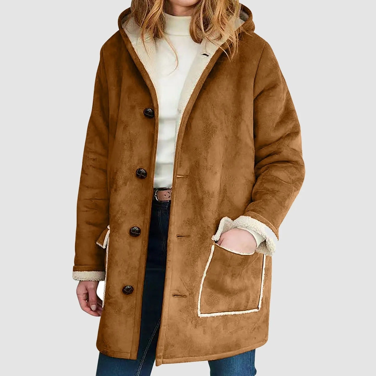 Yulia – Winter Warmer Fleece Coat