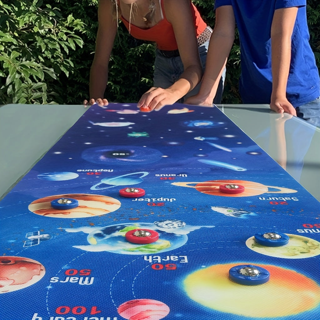 SpaceExplorer - Mini Shuffleboard -Spiel für Kinder im Alter von 6 bis 8 Jahren