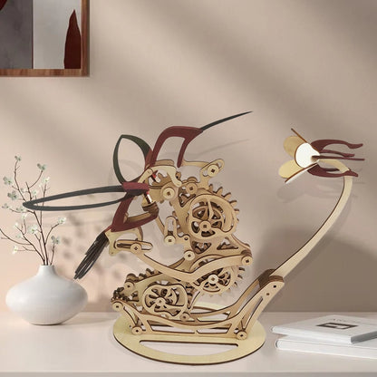 Mekanisk 3D Træ Kolibri