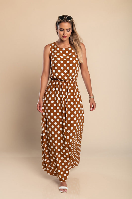 Lyna - Maxikleid mit Punkten