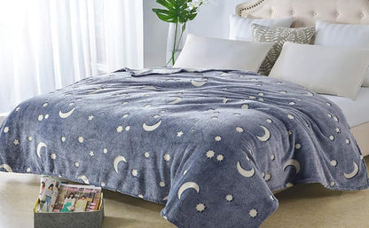 Glow In The Dark Blanket™ - Glittering dreams - Glow in the dark blanket