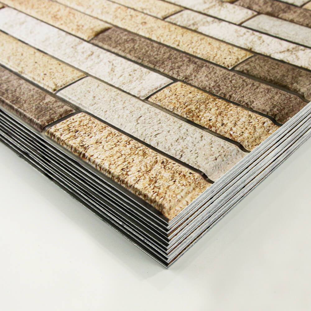 3D Wall Tiles for Peeling and Sticking