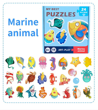 Learning Cards ™ - Jigsaw Puzzle Fun for Children