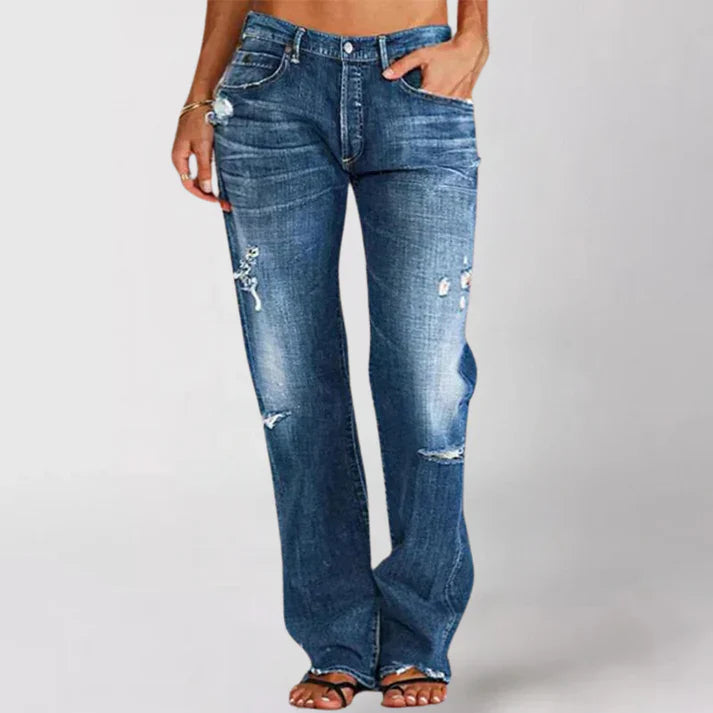 Adalia™ | Elegant Low-Rise Jeans