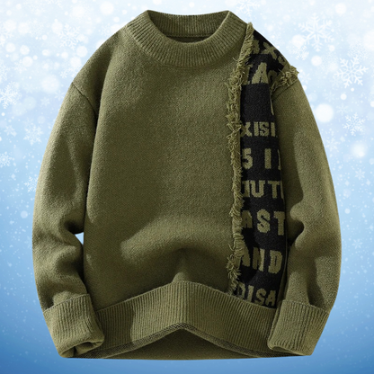 Volkold - Patchwork Letter Sweater