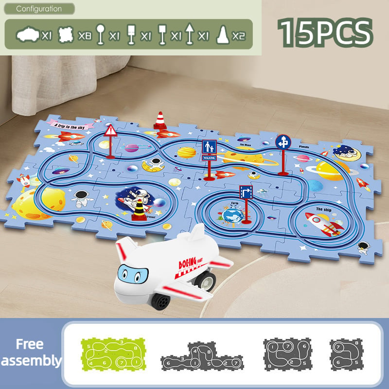 PuzzelRacer - Auto Spelset voor Kinderen