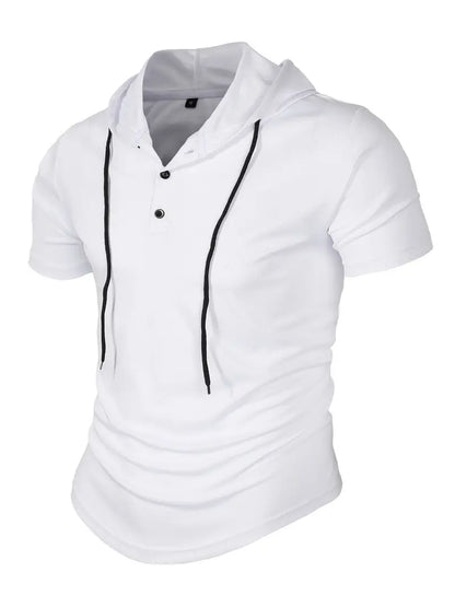 Vivek™ - Korte Mouwen Hoodie Shirt