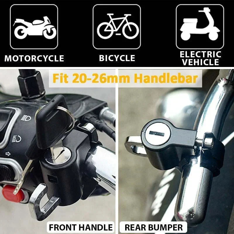 Universelles Motorradhelm Schloss
