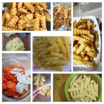 Golvende aardappelsnijder