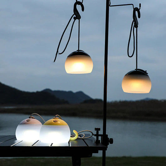 Multifunctionele Vintage Campinglamp - HeritageGlow