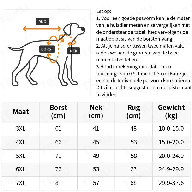 FurCozy | Wintertrui voor honden tegen kou en sneeuw