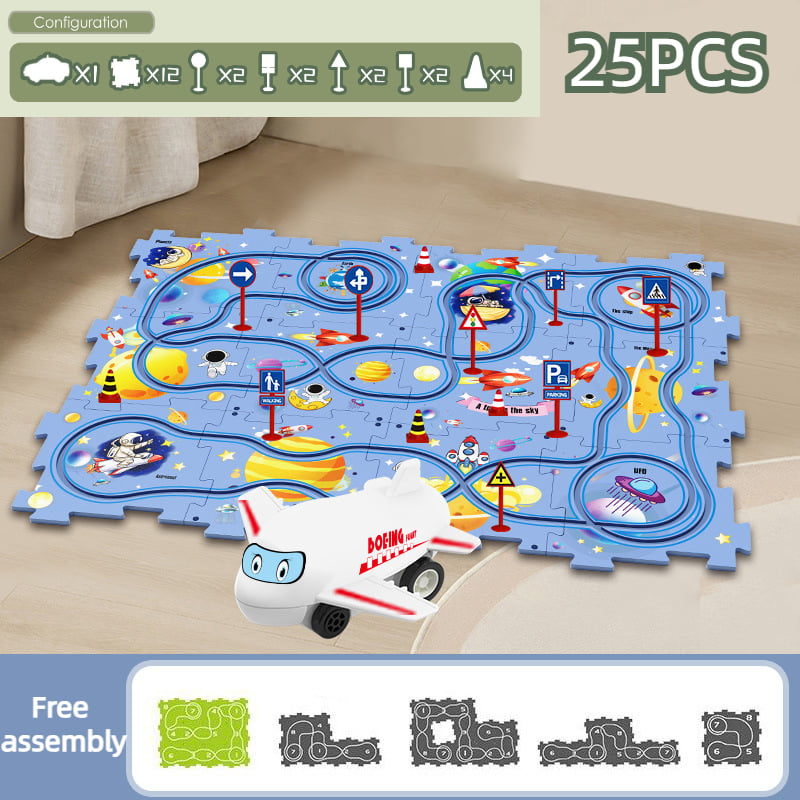 PuzzelRacer - Auto Spelset voor Kinderen