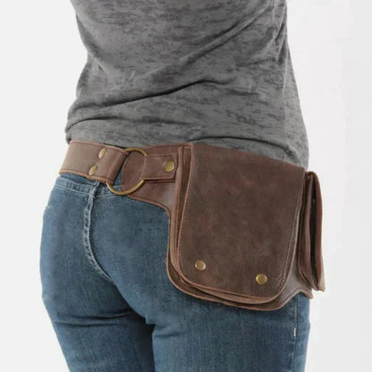 Borsa da cintura in pelle