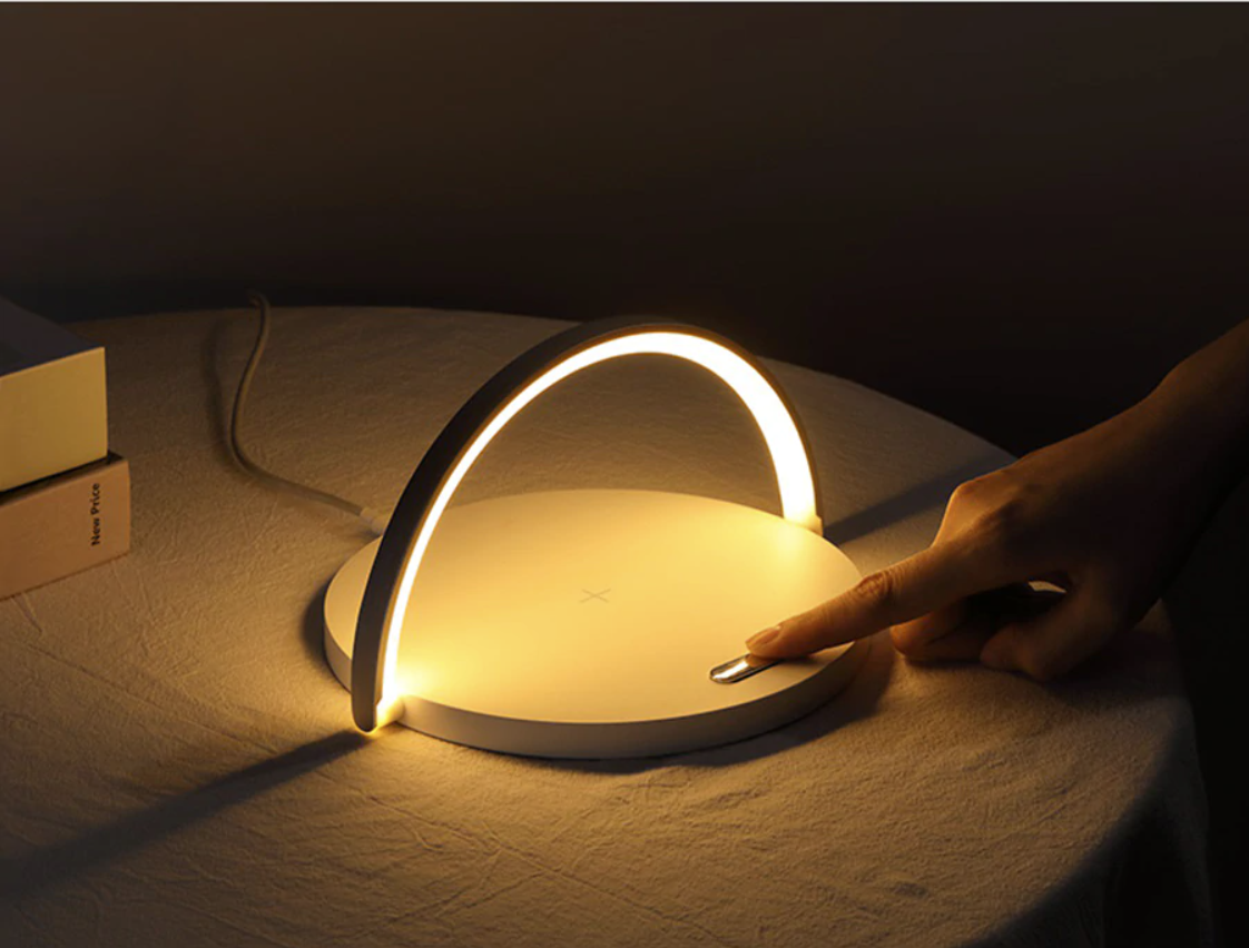 Bowlight Design™ | Sfeervolle 3-in-1 Nachtlamp Met Draadloos Opladen