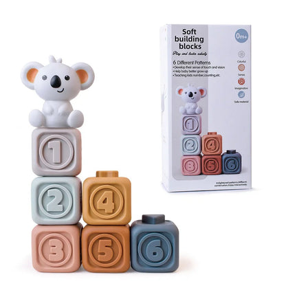 CuddleCubes™ - Bijtring Speelgoed voor Baby's