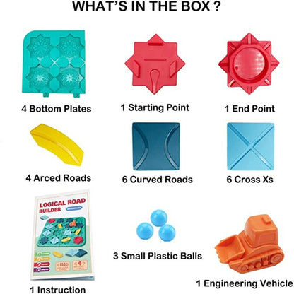 InspiriBuild™ - Construire et apprendre - Jeu de construction de routes logique