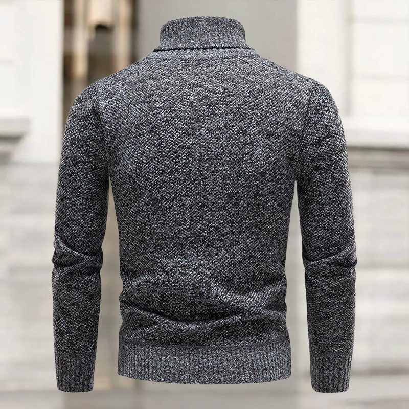 Laurin - Luksuriøs Rullekrave Sweater Fremstillet af Strik