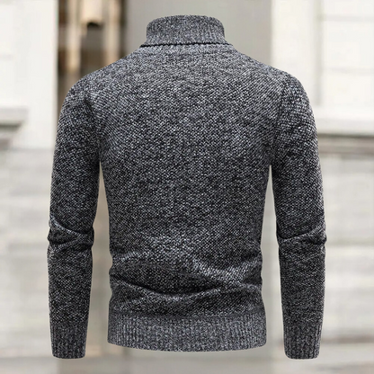 Laurin - Luksuriøs Rullekrave Sweater Fremstillet af Strik