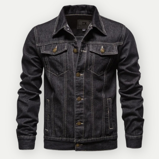 Valdemar™ - Klassisk Denim Truckerjakke til Mænd