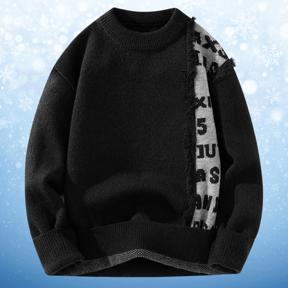 Volkold - Patchwork Letter Sweater