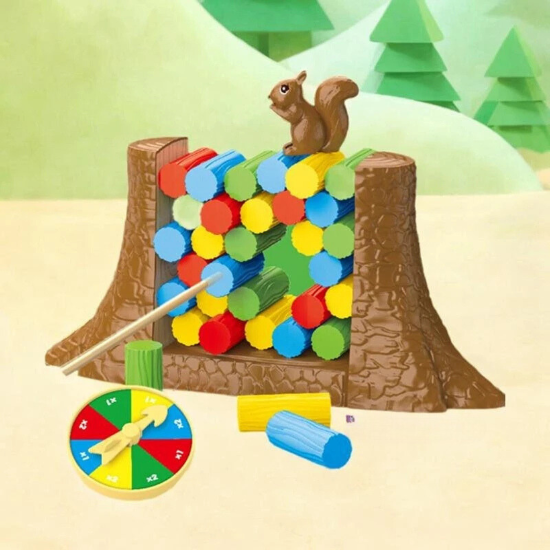 Eichhörnchen Stapler™ - Lass das Eichhörnchen nicht fallen - Balance Brettspiel