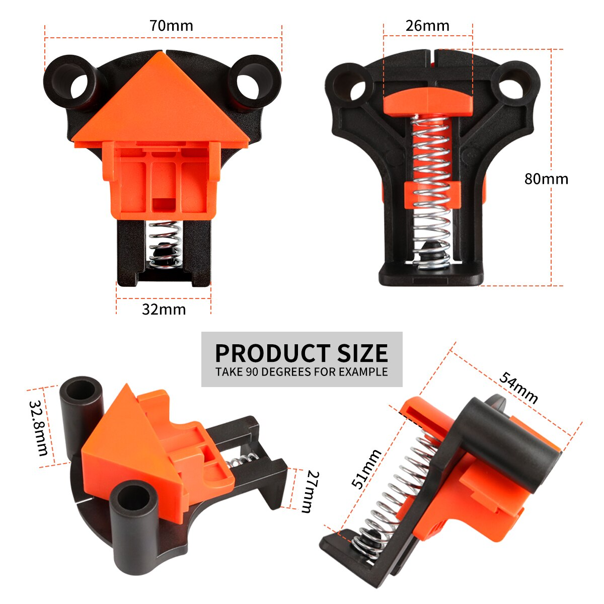 Angle Clamps - Hoek Klemmen | hulpmiddel voor hoekbevestiging