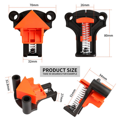 Angle Clamps - Hoek Klemmen | hulpmiddel voor hoekbevestiging