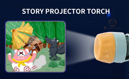 Story Torch™ - Bedtime Magic - Lommelygte projektor