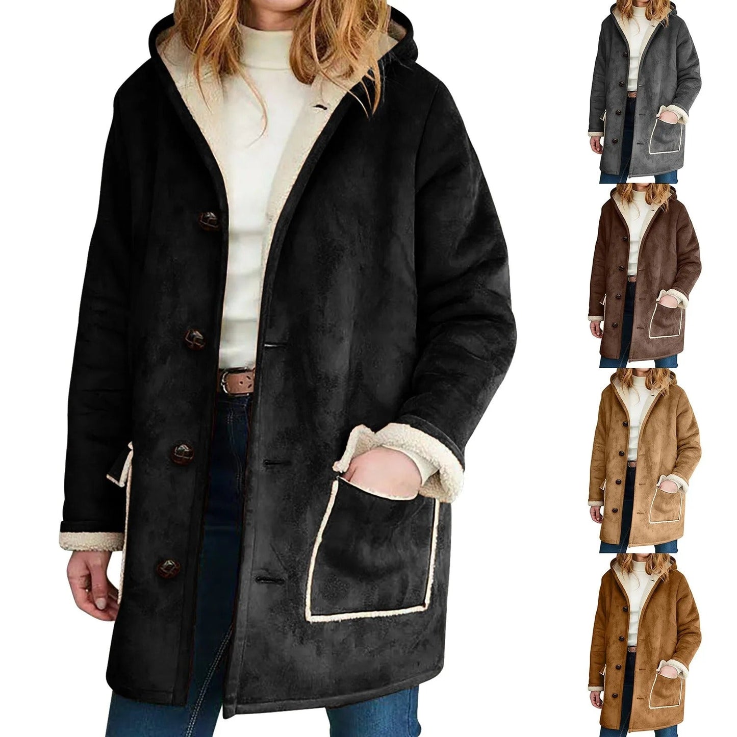 Yulia – Winter Warmer Fleece Coat