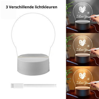 Artistieke Nachtlamp | Bepaal je eigen design