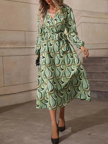 Beata™ - Dress with Wrap Neckline