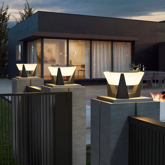 Luxe Solar Tuinlamp met Japanse Stijl - ZenGlow