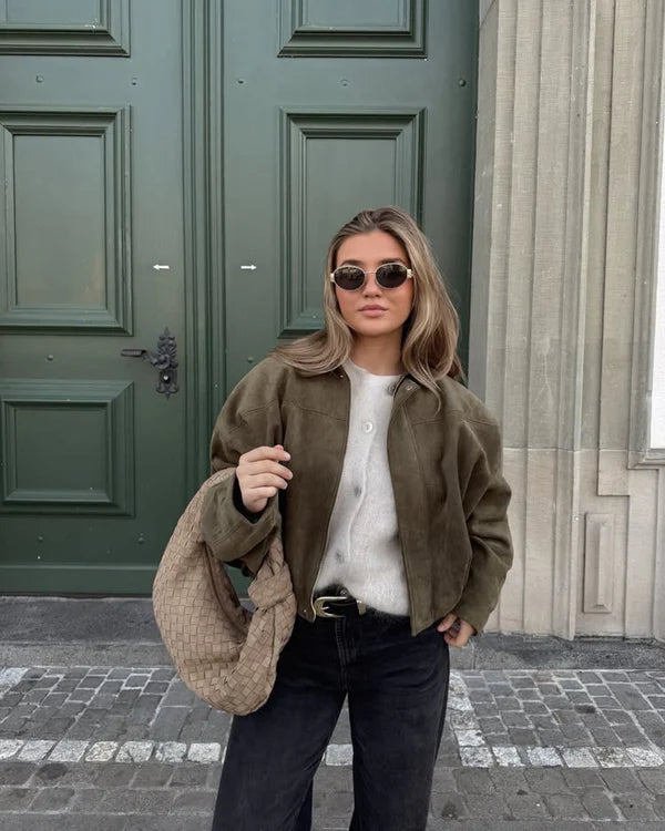 Alena - Veste Bomber en Suède