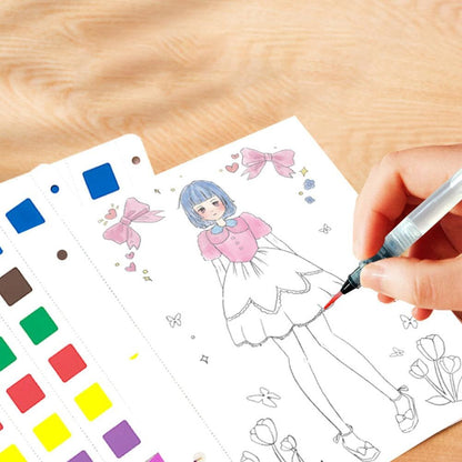 Princess Color ™ - Certificat de couleur pour enfants