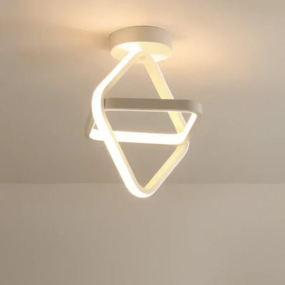 Moderne LED Plafondlamp met Dubbel Ringontwerp -  Twilight Rings