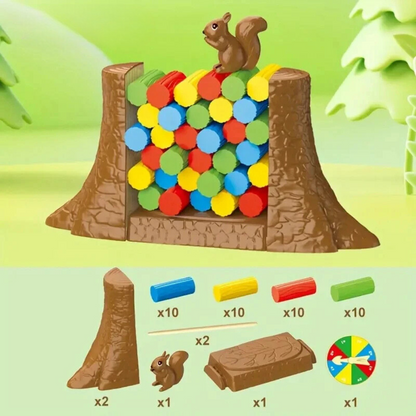 Eichhörnchen Stapler™ - Lass das Eichhörnchen nicht fallen - Balance Brettspiel