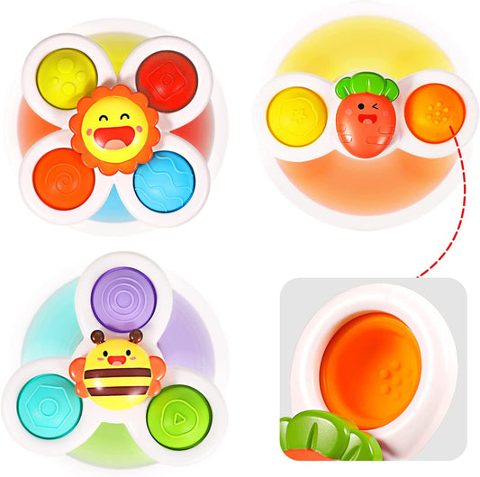Spinner Fidget Pop-up con Ventosa (3 PCS)