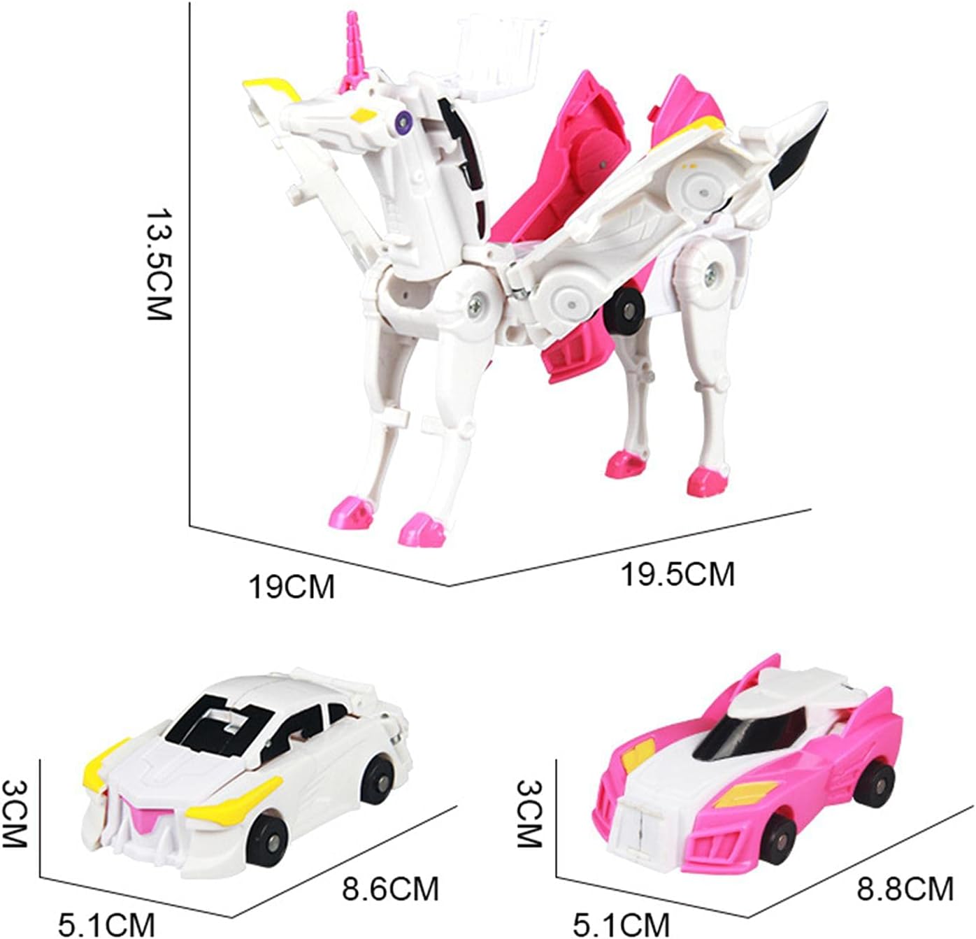 MagicMorph ™ - voiture de jouet unicorn