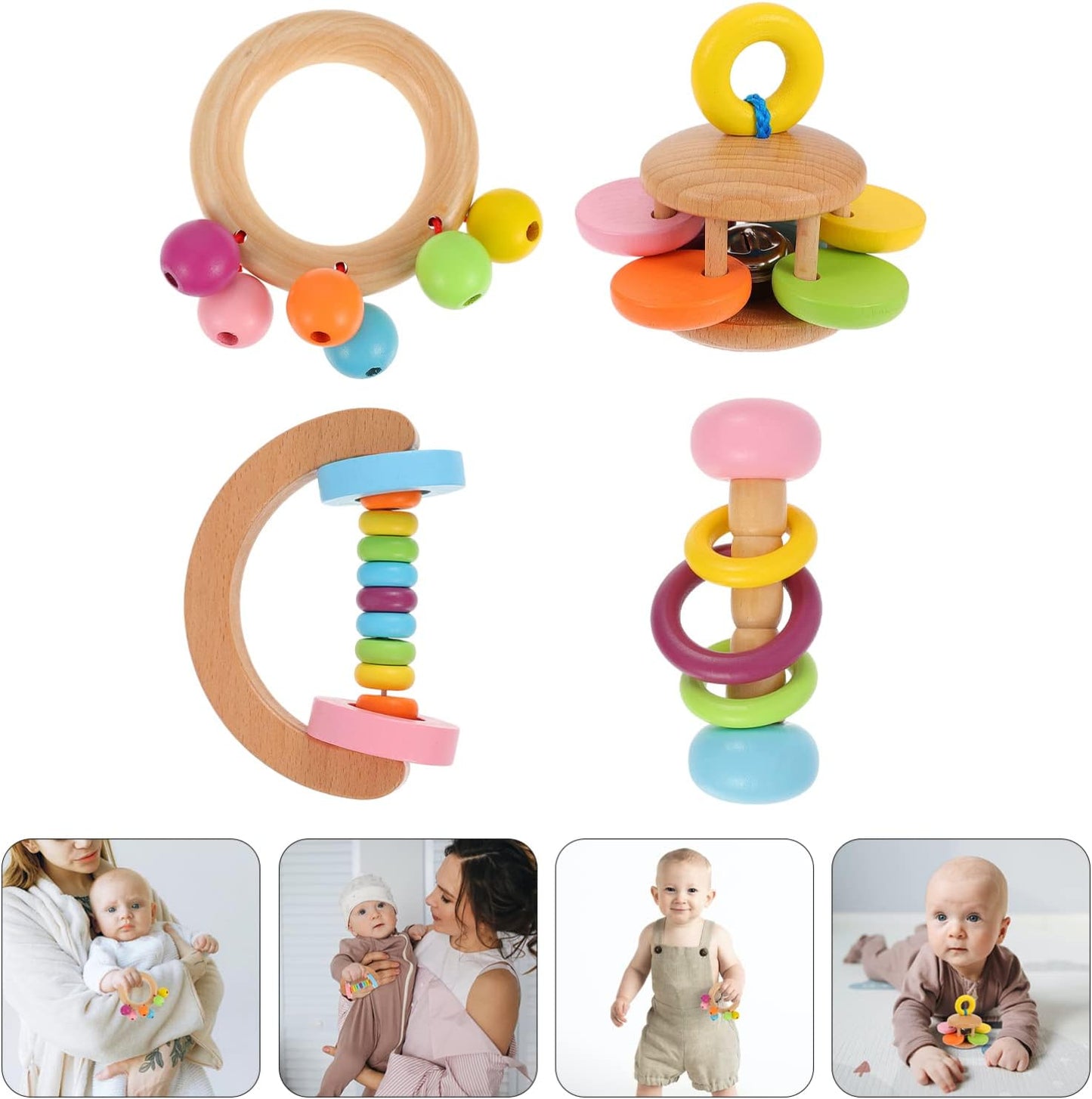 Montessori Trærasler (4 Pakke)