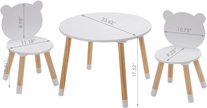 Montessori Børnebord og Stole Sæt