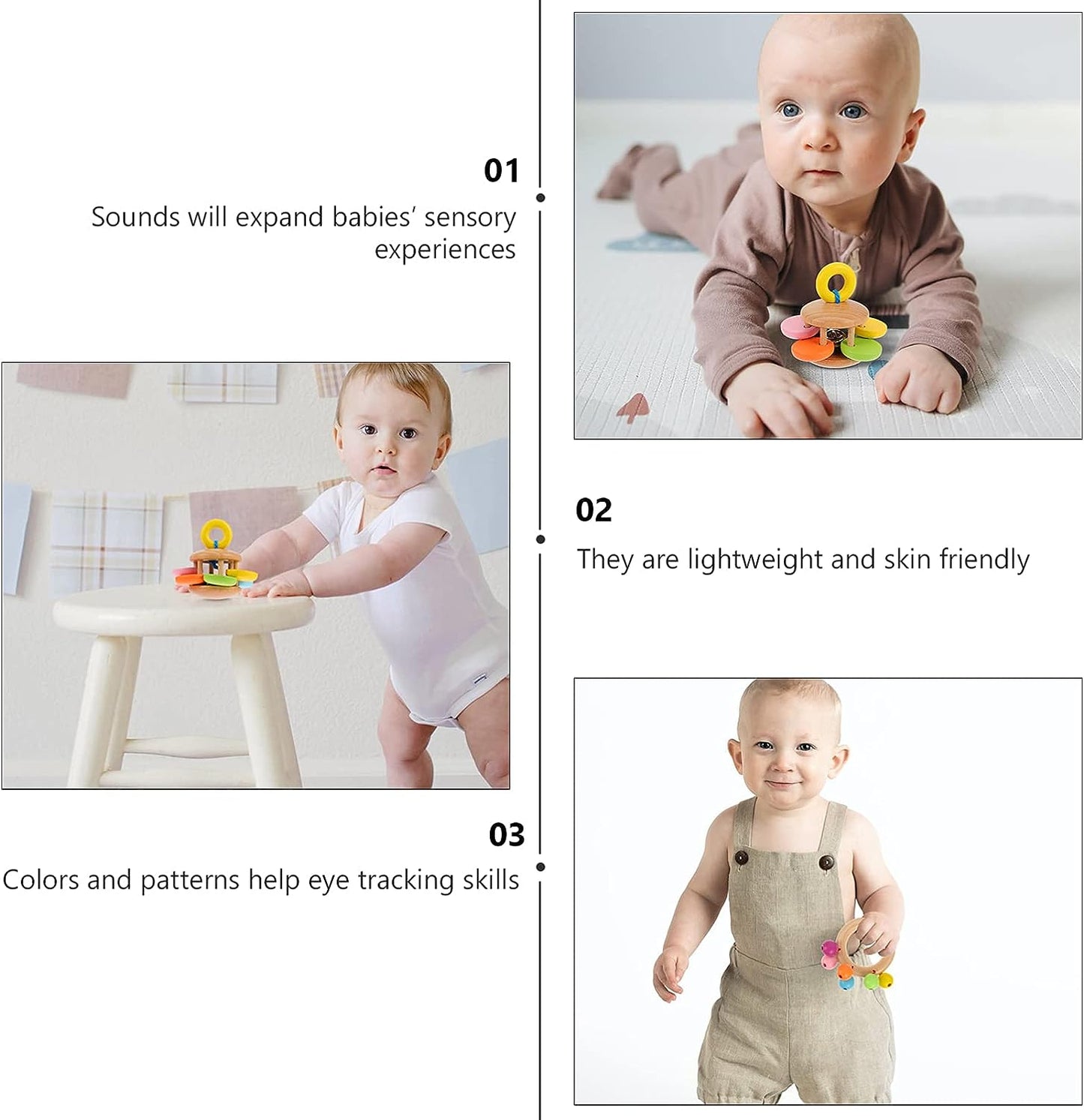Montessori Trærasler (4 Pakke)
