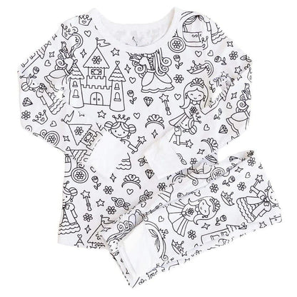 COLORMIJ ™ - Kreativer Kinderpyjama zum Malerei