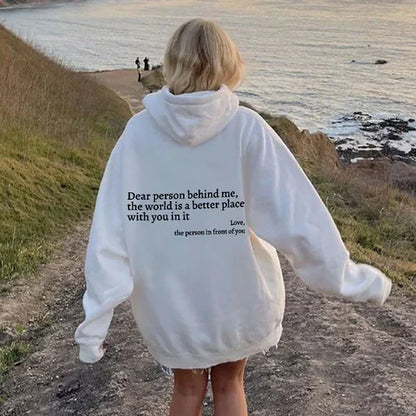 'Dear Person Behind Me' Sweater