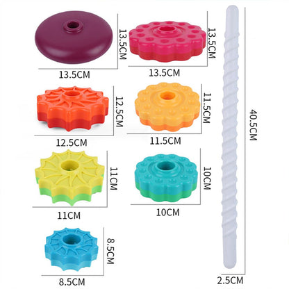 Rotating Tower™ - Colourful stacking - Stacking Tower